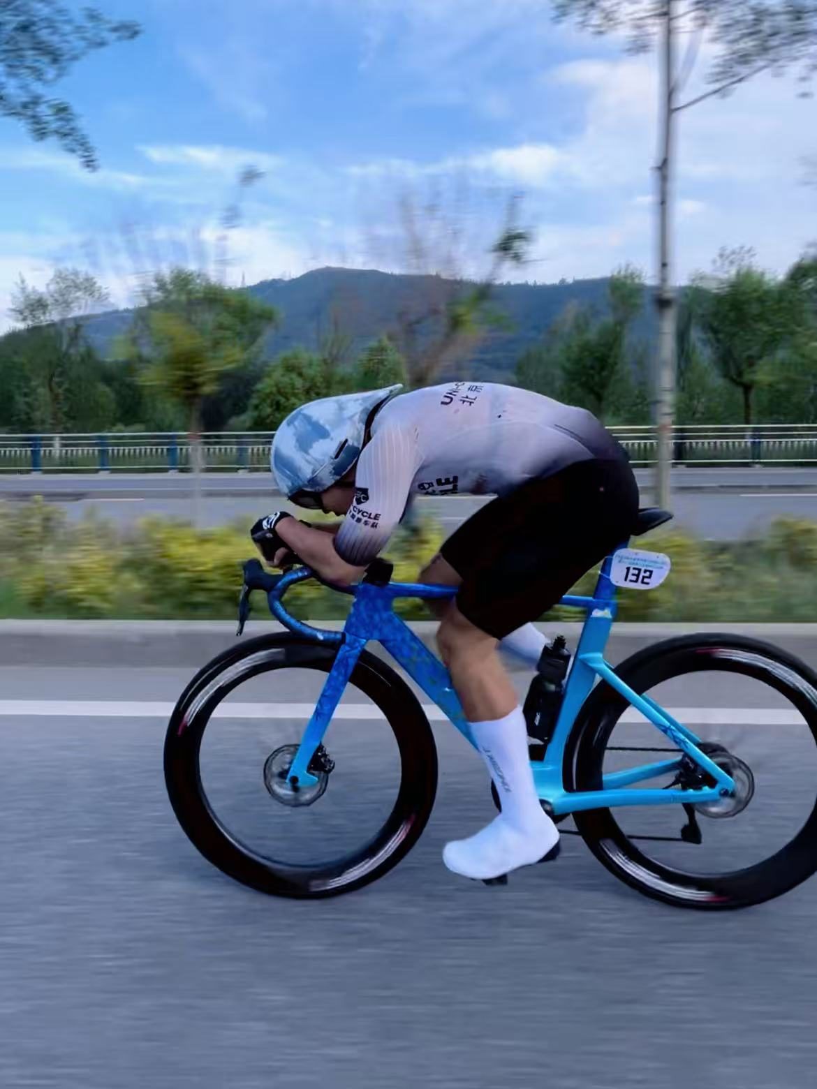 Close-up of LaBrota bike and prize board